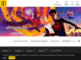 'forumcinemas.lv' screenshot