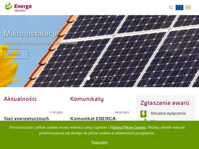 'energa-operator.pl' screenshot