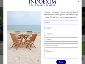 indoexim.com homepage screenshot