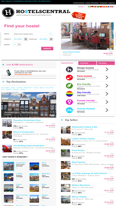 hostelscentral.com