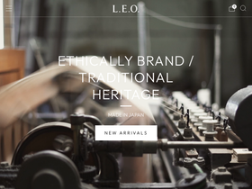 leochang.jp homepage screenshot