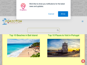 'porzoton.com' screenshot