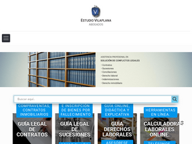 'estudiovilaplana.com.ar' screenshot