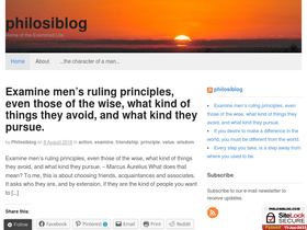 'philosiblog.com' screenshot