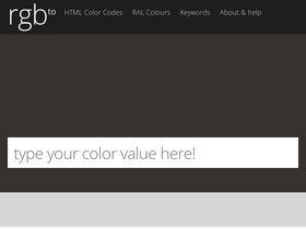 'rgb.to' screenshot