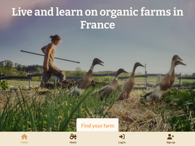'wwoof.fr' screenshot