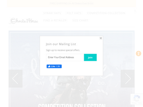 Charlie 1 Horse website screenshot