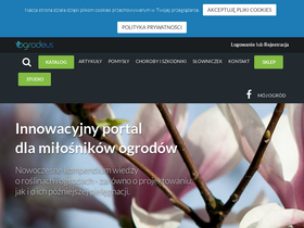 'ogrodeus.pl' screenshot