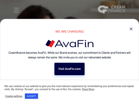 'creamfinance.com' screenshot