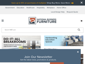 'nationalbusinessfurniture.com' screenshot