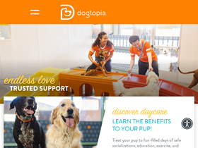 'dogtopia.com' screenshot