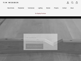 timwebberdesign.co.nz homepage screenshot