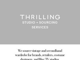 'shopthrilling.com' screenshot