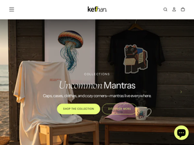 kefhan.com homepage screenshot