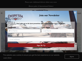 'cockpitusa.com' screenshot