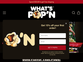 whatspopnsnacks.com homepage screenshot