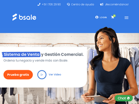 'bsale.com.pe' screenshot