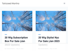'tattooedmartha.com' screenshot