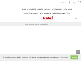 'pothys.com' screenshot