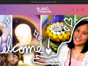 abbiedreamer.com homepage screenshot