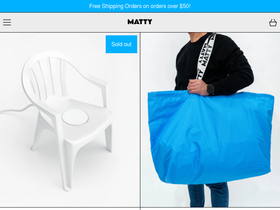 MATTY website screenshot