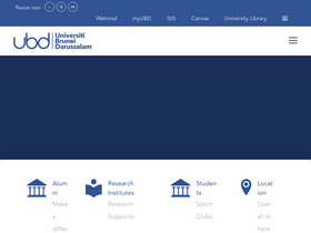 'ubd.edu.bn' screenshot