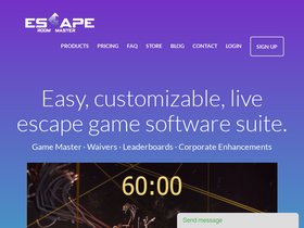 'escaperoommaster.com' screenshot