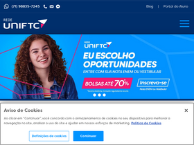 'uniftc.edu.br' screenshot