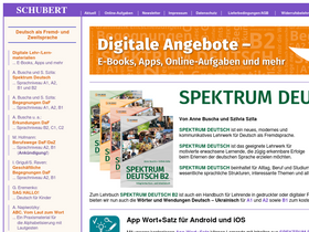 'schubert-verlag.de' screenshot