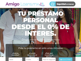 'amigoloans.mx' screenshot