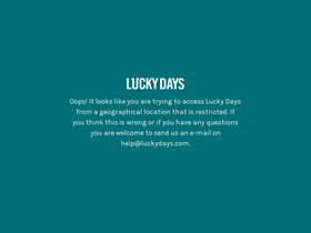 'luckydays.com' screenshot