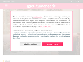 'culturaenserie.com' screenshot