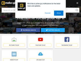 'makeagif.com' screenshot