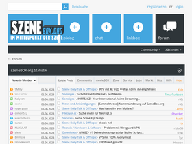 'szenebox.org' screenshot