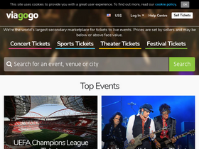 'viagogo.com.tr' screenshot