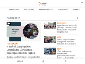 'szabadeuropa.hu' screenshot