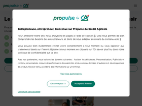 'propulsebyca.fr' screenshot