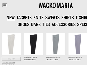 'wackomaria-paradisetokyo.jp' screenshot