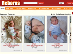 'reborns.com' screenshot