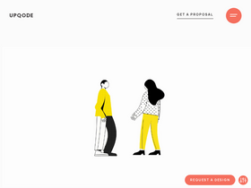 'upqode.com' screenshot