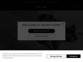 'd1milano.com' screenshot