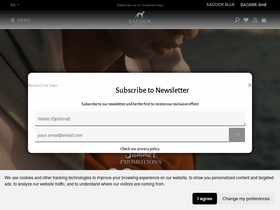 'sacoorbrothers.com' screenshot