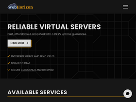 'webhorizon.net' screenshot