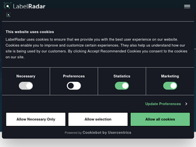 'labelradar.com' screenshot