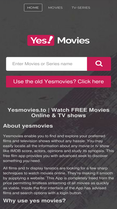 Yesmovies hot sale