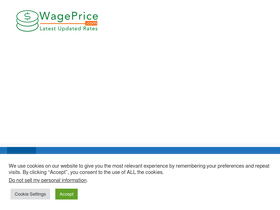 'wageprice.com' screenshot
