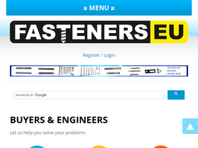 'fasteners.eu' screenshot