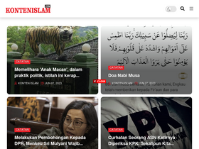 'kontenislam.com' screenshot