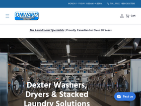 onwardlaundry.com homepage screenshot