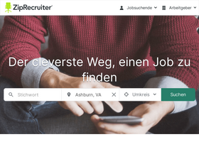 'ziprecruiter.de' screenshot